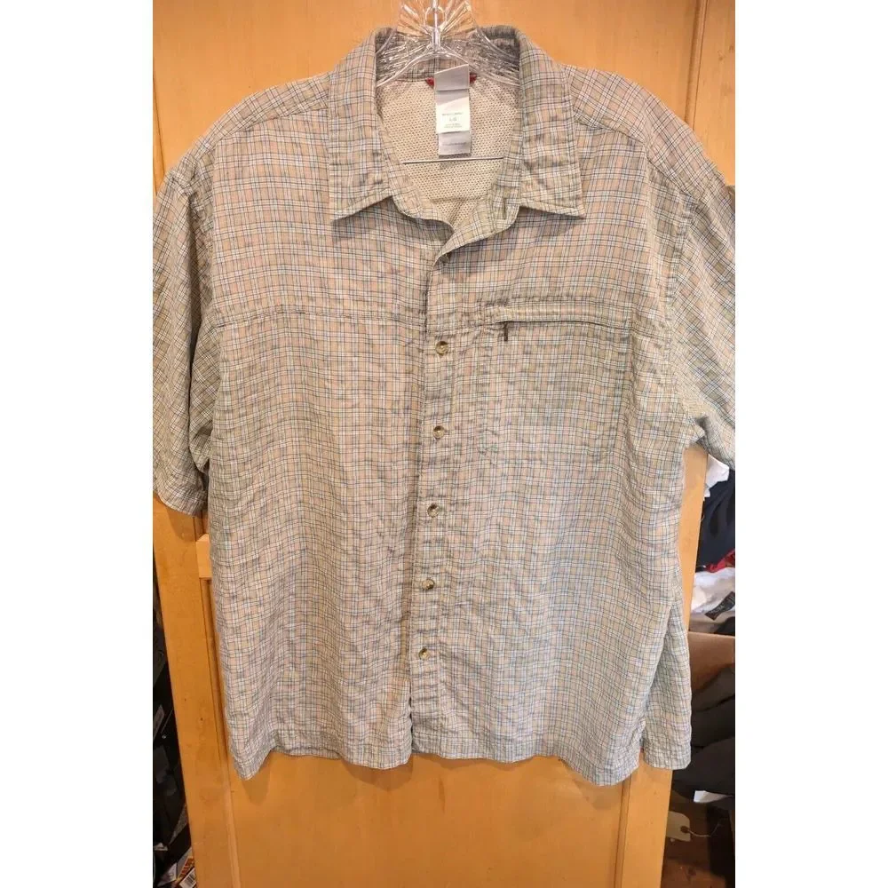 Men’s‎ Large North Face Short Sleeve Button-Up Shirt